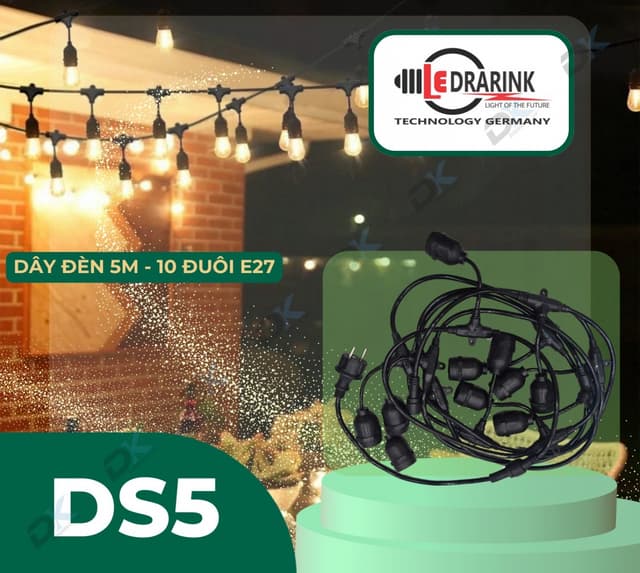 Dây đuôi Drarink chống nước 5 mét 10 đuôi