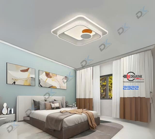 Mâm hiện đại vuông 2322 phi 500 Drarink