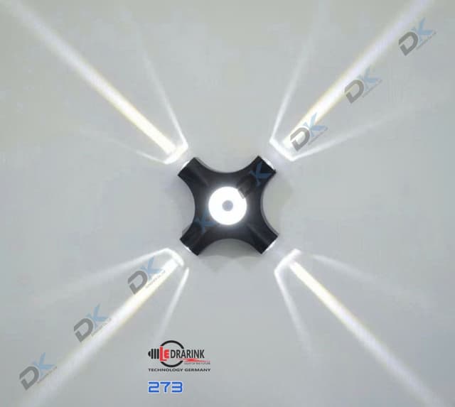 Đèn hắt tia 273 (4 tia) Drarink vỏ đen
