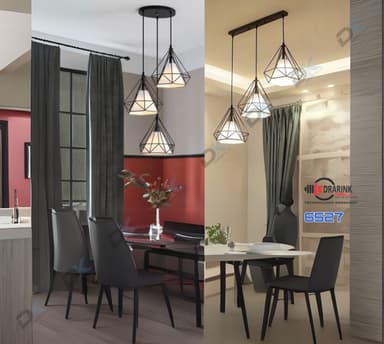 Đèn thả 3 8671 Drarink