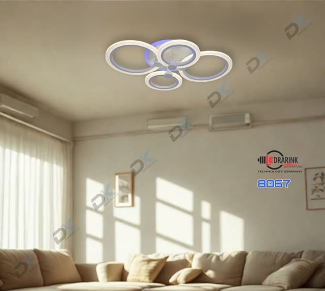 Mâm acrelic 8067 đế chuyển màu Drarink