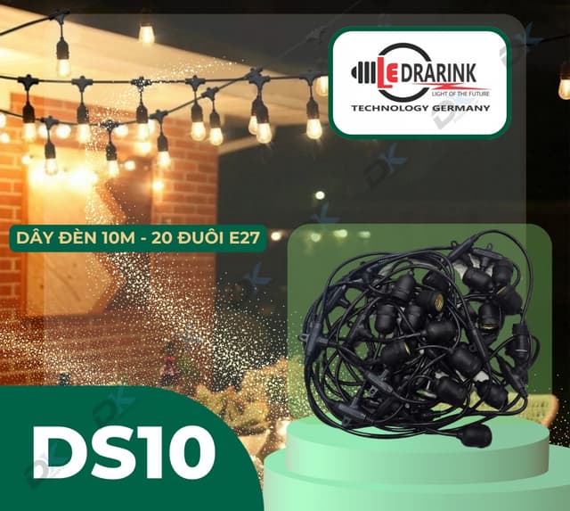 Dây đuôi Drarink chống nước 10 mét 20 đuôi