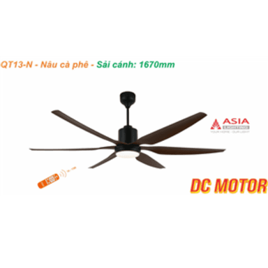 Quạt trần QT13 - cà phê nâu