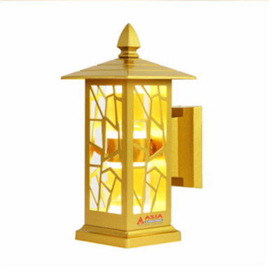 Đèn cột 2 đầu thân đồng - tháp eiffel - 3 màu