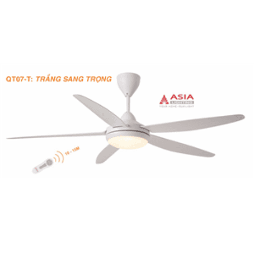 Quạt trần QT07 - sang trọng trắng