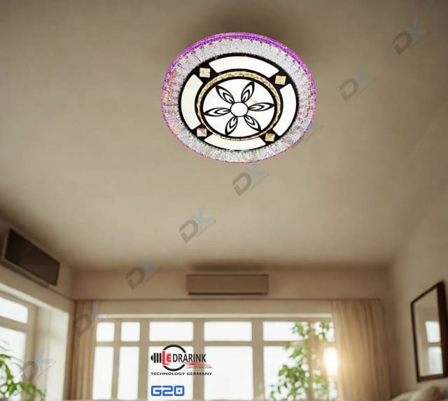 Mâm pha lê tròn G20 phi 500 Drarink