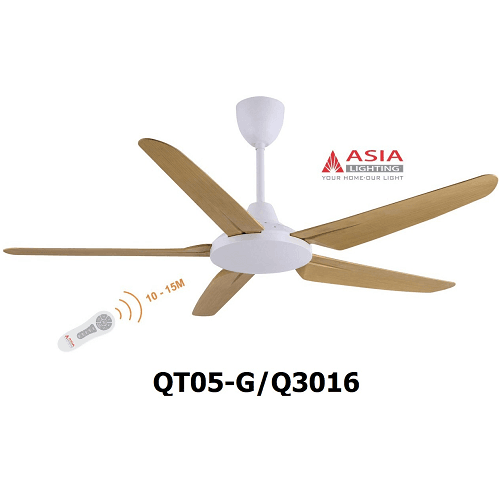 Quạt trần QT05 - g - gỗ phong cách