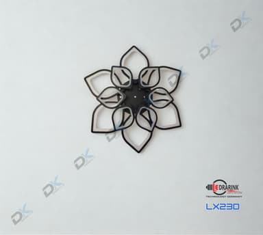 Mâm lá x23_12 ( ) Drarink viền đen