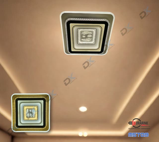 Mâm hiện đại vuông 5709 phi 500 Drarink