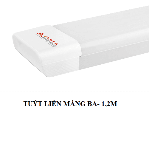 Tuýp LED liền máng ba 1,2m, vàng 54W trắng