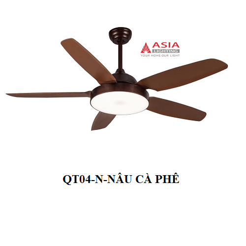 Quạt trần QT04 - n - cà phê nâu