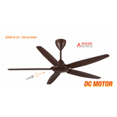 Quạt trần QT08 - gổ tự nhiên