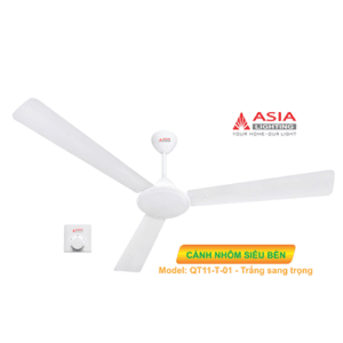 Quạt trần QT11 - sang trọng trắng