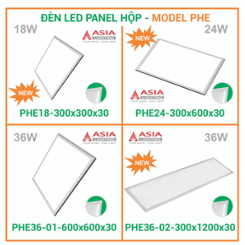 Panel tấm - kiểu hộp - 600X600