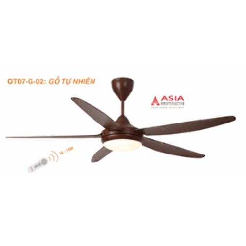 Quạt trần QT07 - gổ tự nhiên