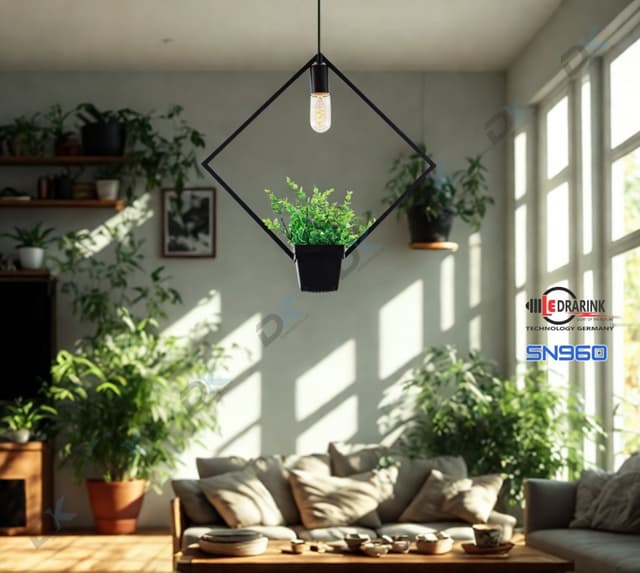 Thả sắt đen lọ hoa sn95/10
