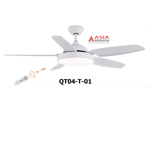 Quạt trần QT04 - T - sang trọng trắng