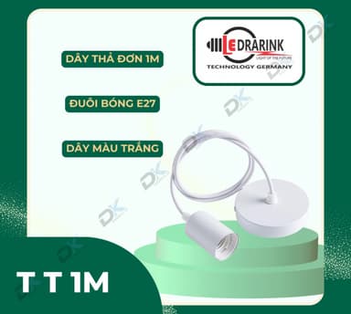 Dây đuôi thả 1M Drarink trắng