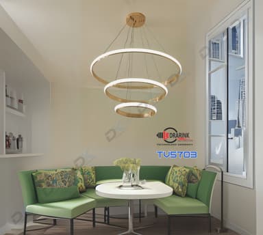 Thả vòng 5703 sọc 3 chế độ ( 2/4/6) Drarink vàng