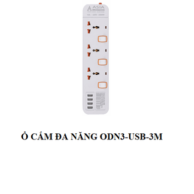 Ổ cắm đa năng ODN3 - USB - 3M