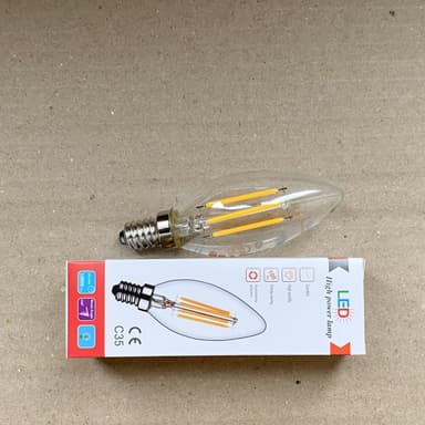 Nhót LED Edison E14 - không râu