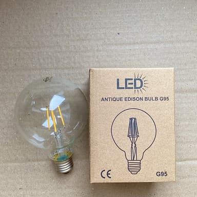 Bóng LED Edison G95 vỏ trắng